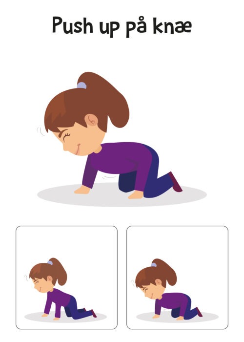 Push up på knæ (selv eller i flok)
