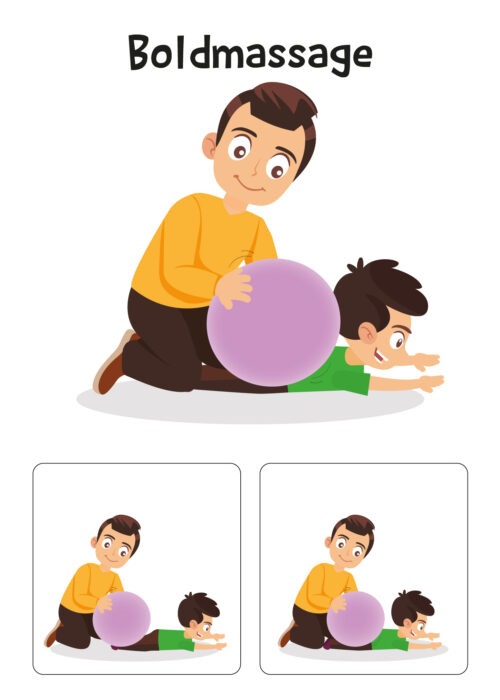 Boldmassage  (med en voksen)