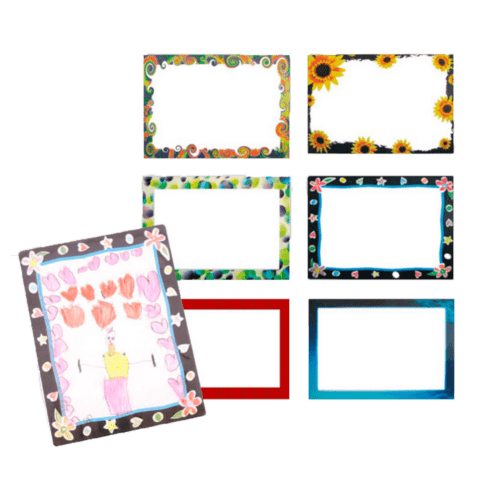 A4 LAMINERING MED KREATIV RAMME - 6 x 30 STK.