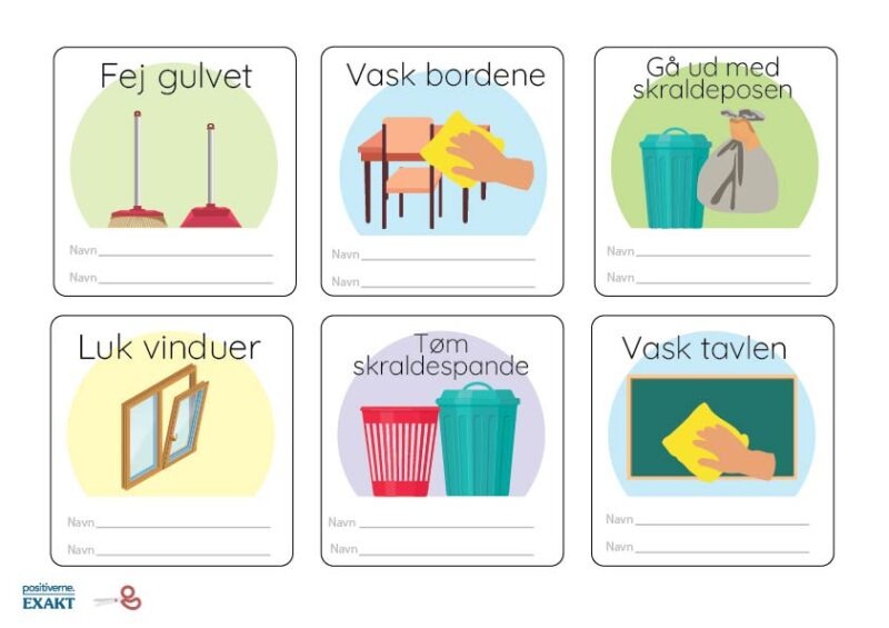 Værktøj - Duksepakke m. navnepiktogrammer - Billede 7