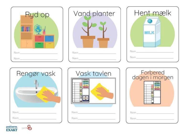 Værktøj - Duksepakke m. navnepiktogrammer - Billede 6