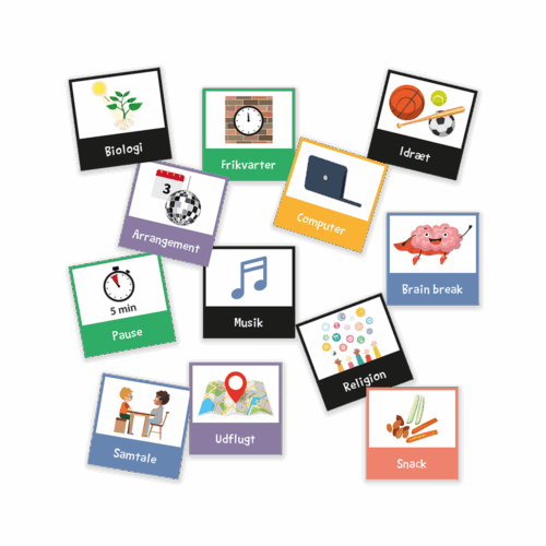 Piktogrammagneter til udskolingen