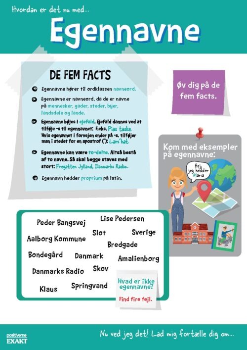 Egennavne - Facts og regler