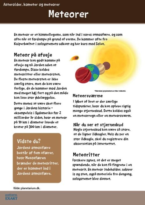 Fagtekst - Læs om meteorer