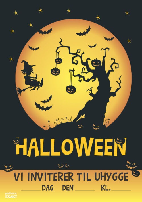 Vi inviterer til Uhygge - Ophæng