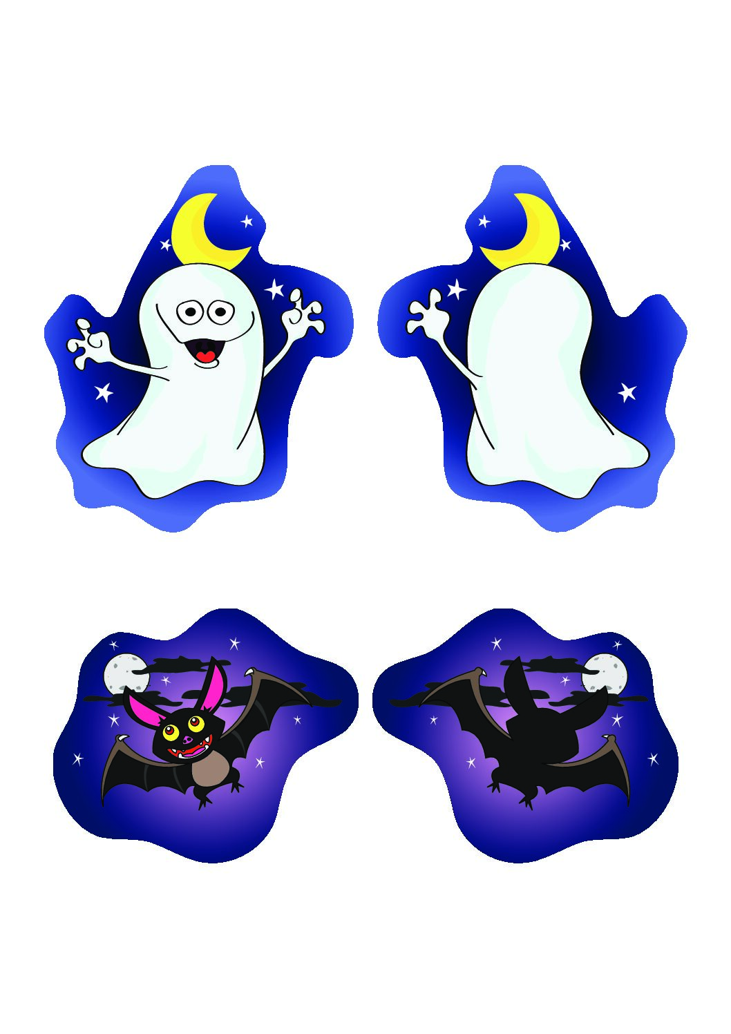 Halloween Uro - Spøgelse, Flagermus