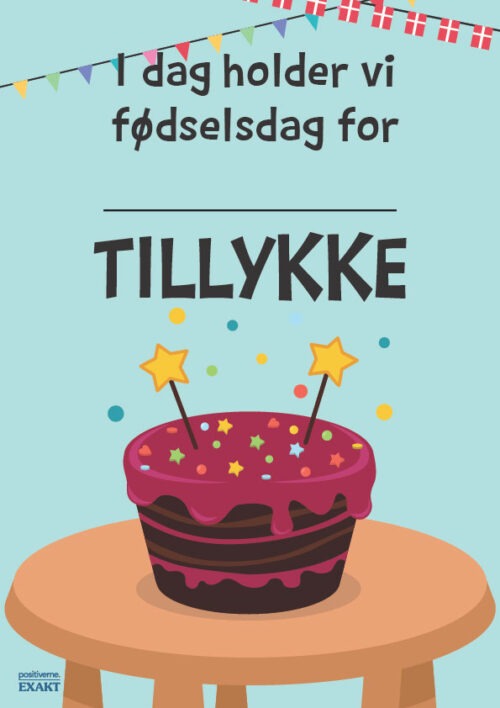 Info-Plakat - Fødselsdag 2