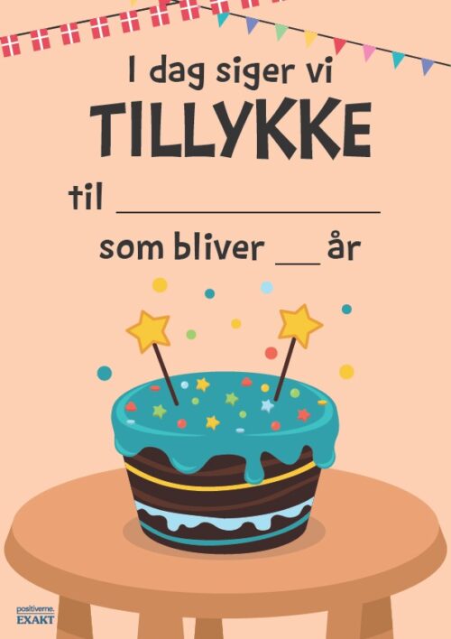 I dag siger vi tillykke til