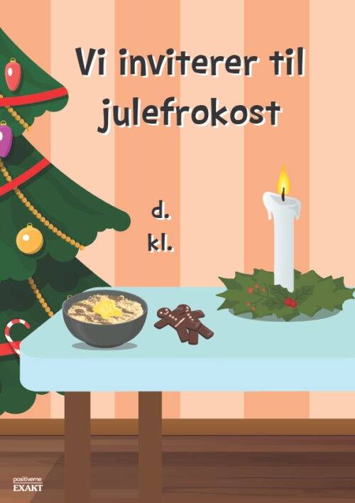 Info-Plakat - Julefrokost