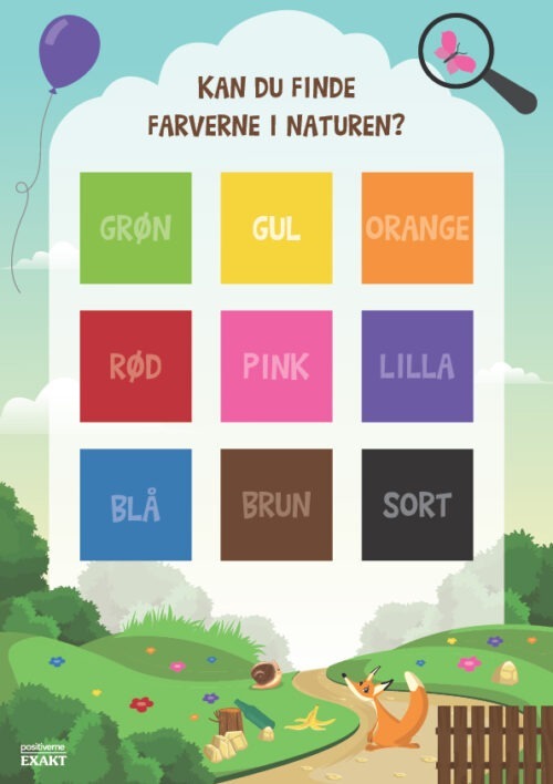 Find farver i naturen