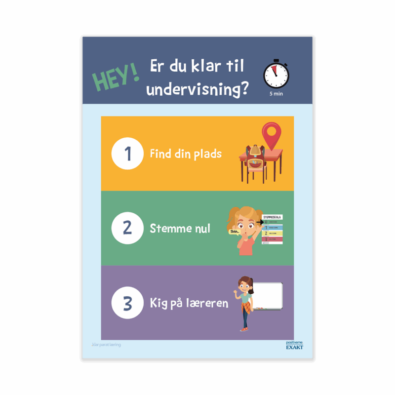 Trivselstavle - Klar til undervisning