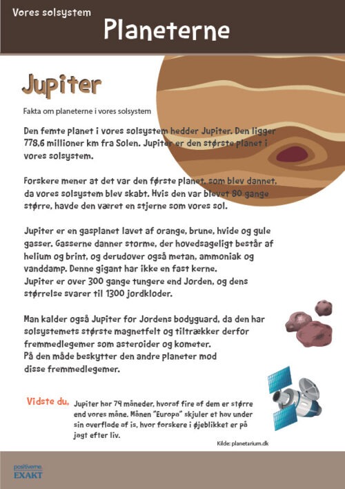 Fagtekst - Læs om Jupiter