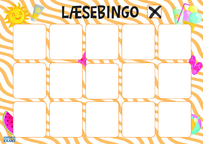 Sommer-læsebingo - Billede 2