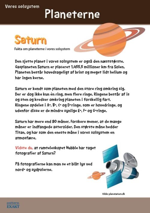 Fagtekst - Læs om Saturn