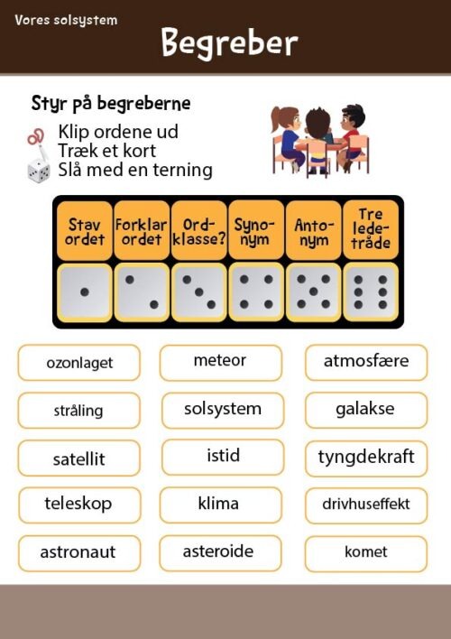 Terningespil - Begrebsafklaring, Universet
