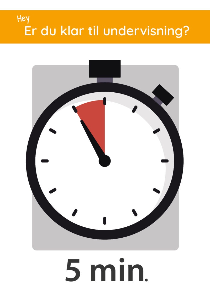 Ophæng - Time-timer, 5 min.