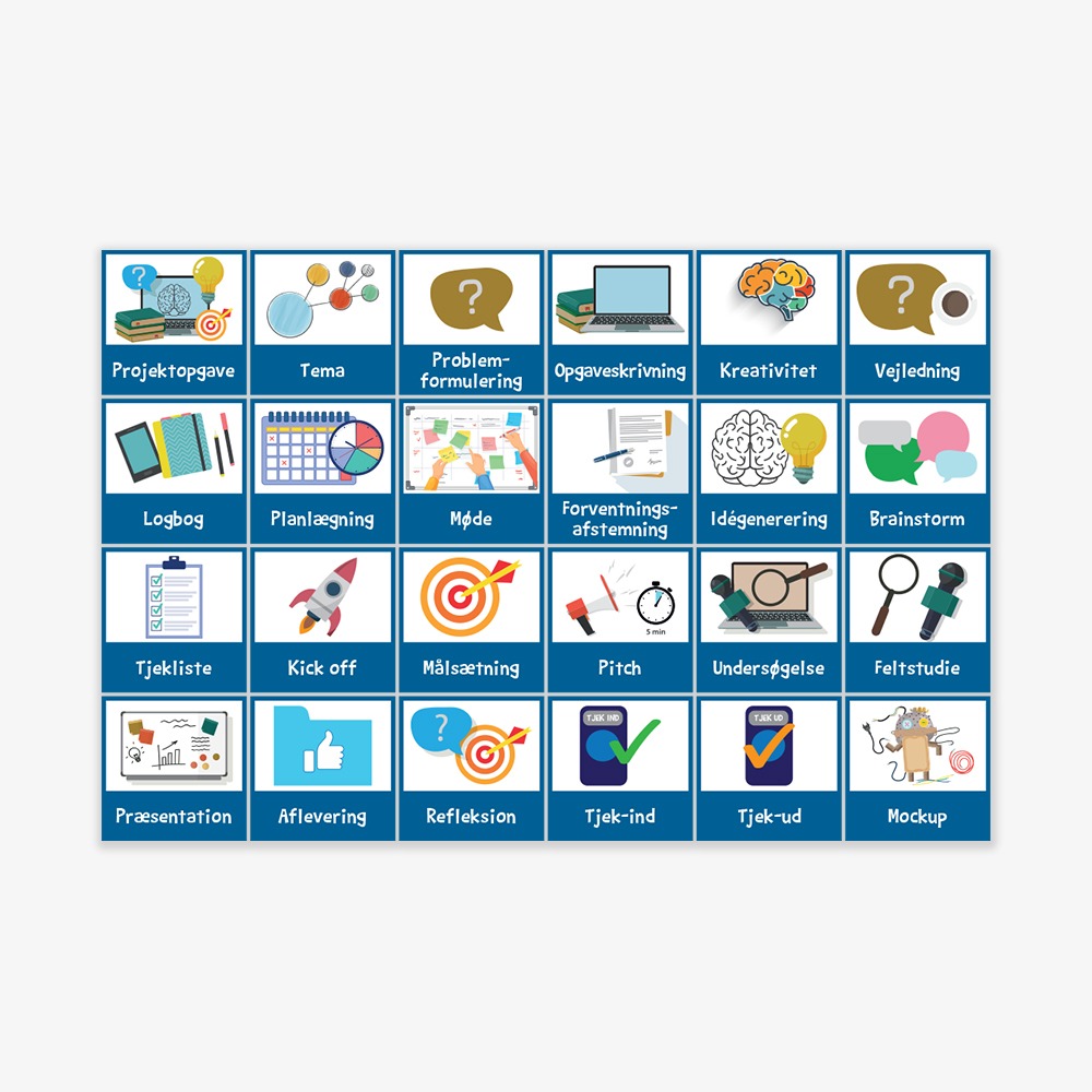 Piktogrammagneter 24 stk. - Projektorienteret undervisning - Billede 2