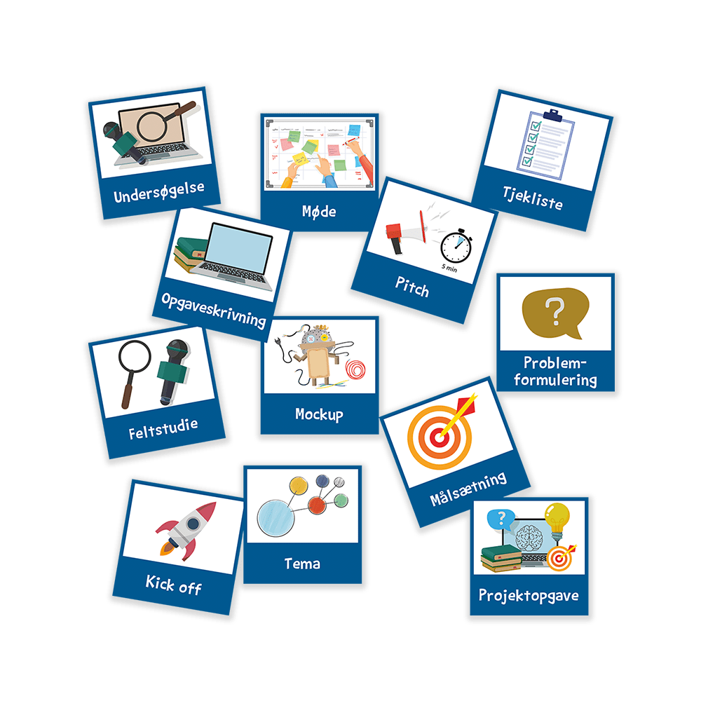 Piktogrammagneter med projektorienteret undervisning