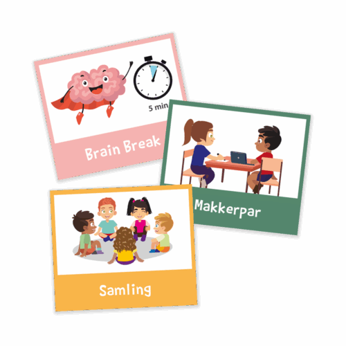 Piktogrammagneter med arbejdsformer