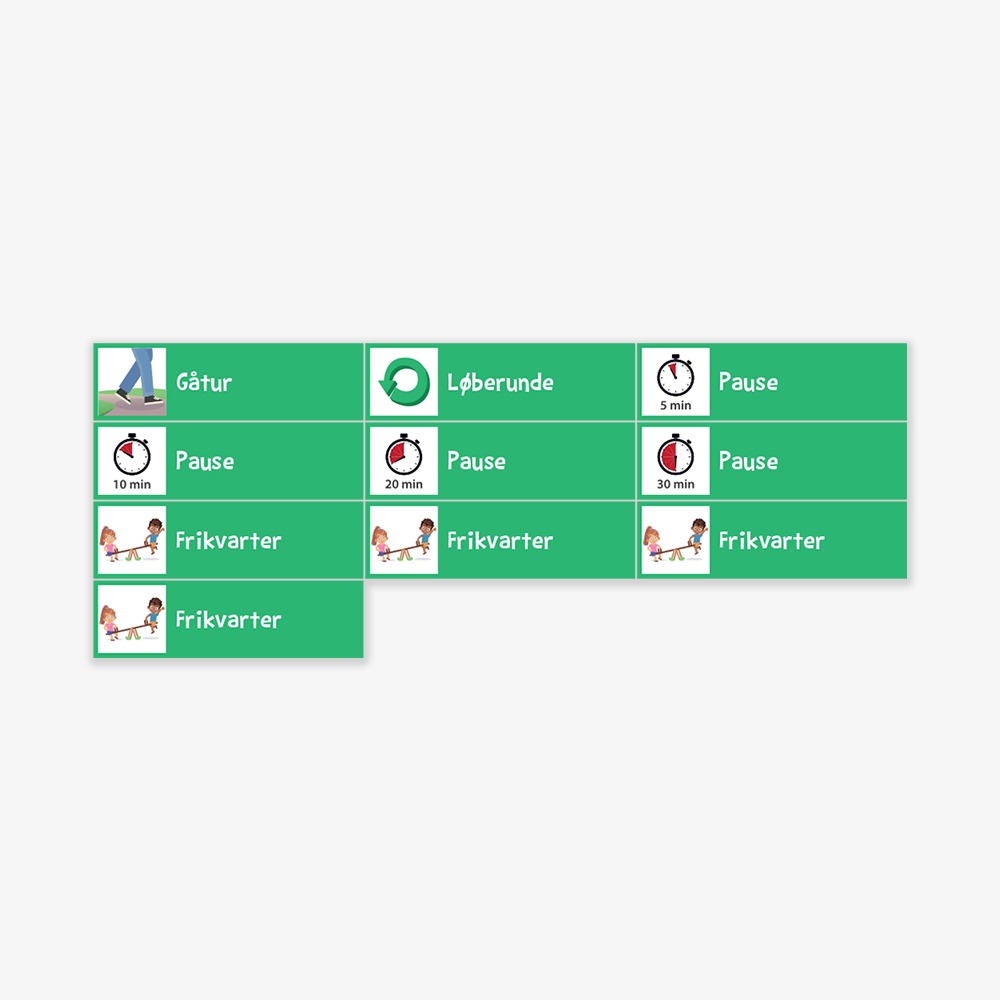 Brede piktogrammagneter Mellemtrinspakke - 72 stk. - Billede 7