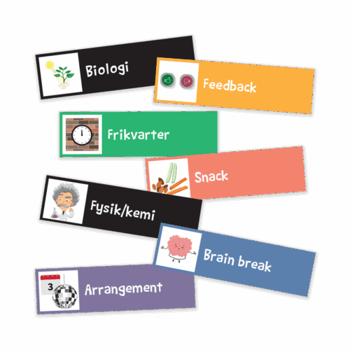 Piktogrammagneter til udskolingen