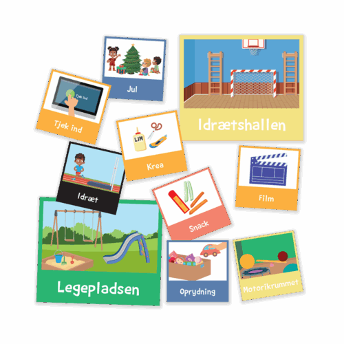 Piktogrammer til fritidstilbud