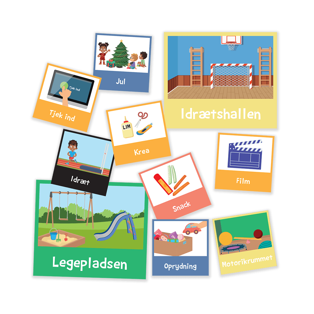 Piktogrammer til fritidstilbud