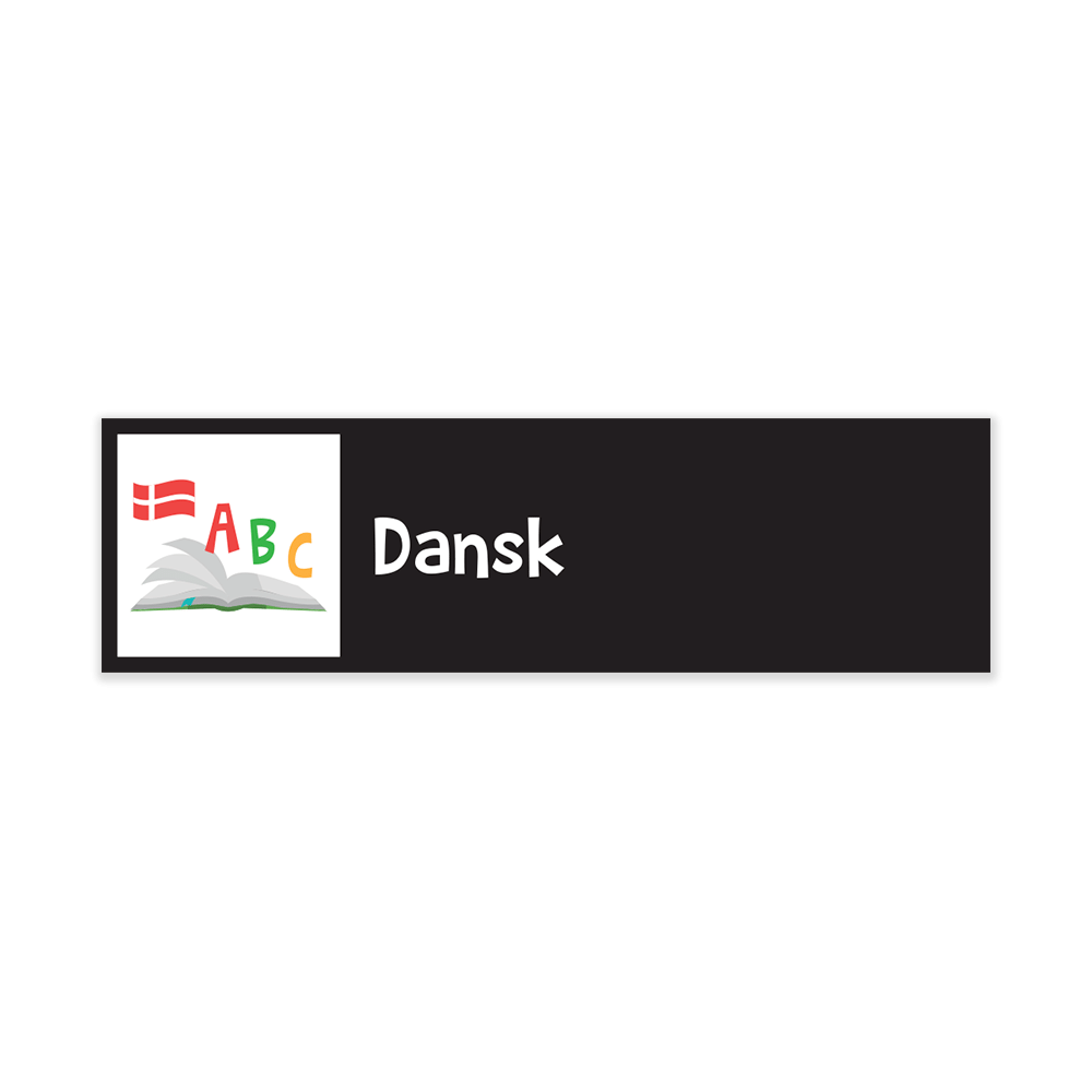 Piktogrammagneter – Pakke med Dansk til indskoling og mellemtrin, store