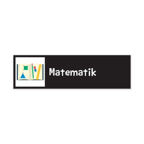 Piktogrammagneter - Pakke med Matematik, store