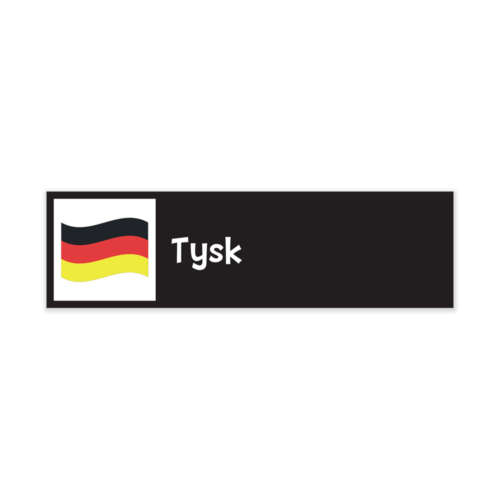 Piktogrammagneter - Pakke med Tysk, store
