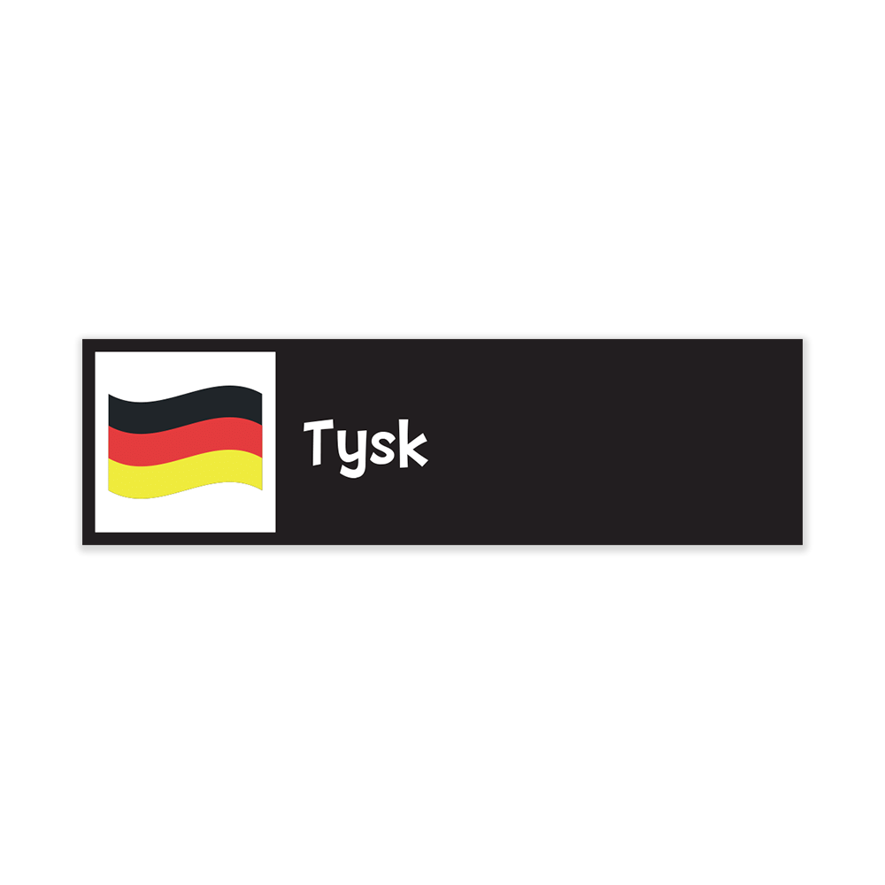 Piktogrammagneter – Pakke med Tysk, store