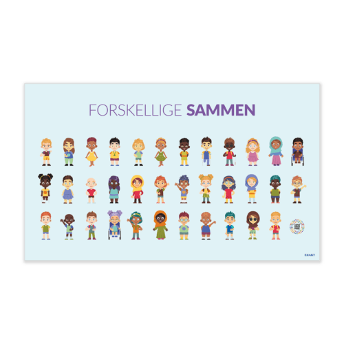 Vægplade med forskellige sammen