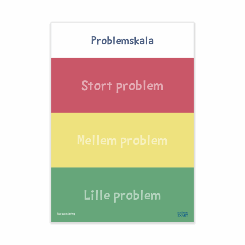 Trivselstavle - Problemskala