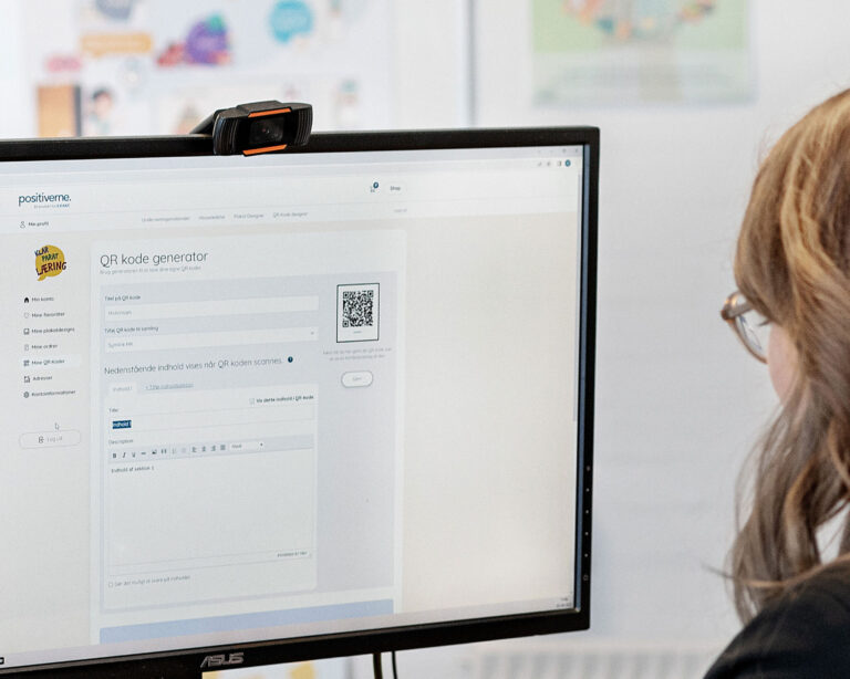 Qr designer i aktion