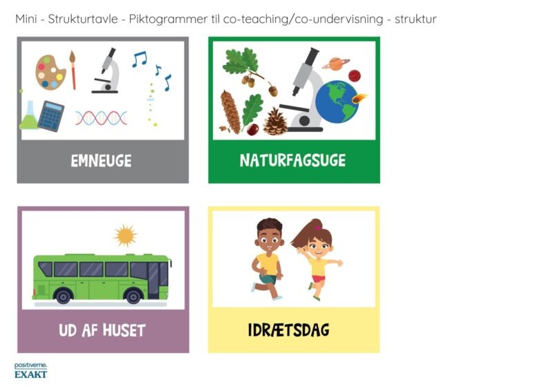 Minipiktogrammer til mærkedage, ministrukturtavlen - Billede 2