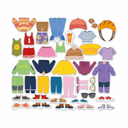 Tøj - årstider - A3