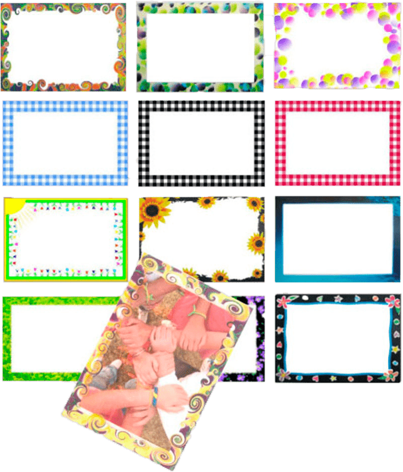 A6 LAMINERING MED KREATIV RAMME - 12 x 15 STK