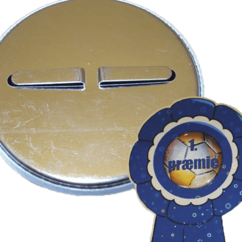 BADGE CLIPSSÆT Ø5,7 CM - 100 STK