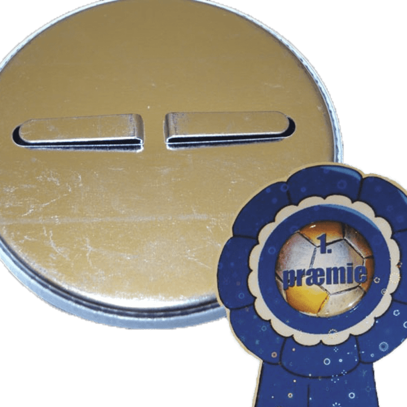 BADGE CLIPSSÆT Ø5,7 CM - 100 STK