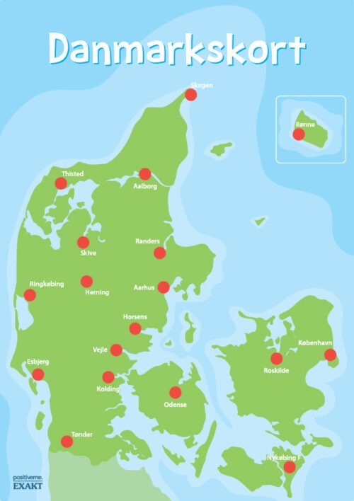 Danmarkskort