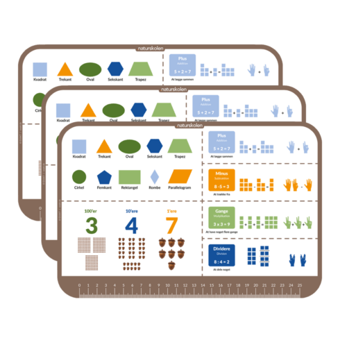 Elevtavler 12 stk. – Matematik, Indskoling