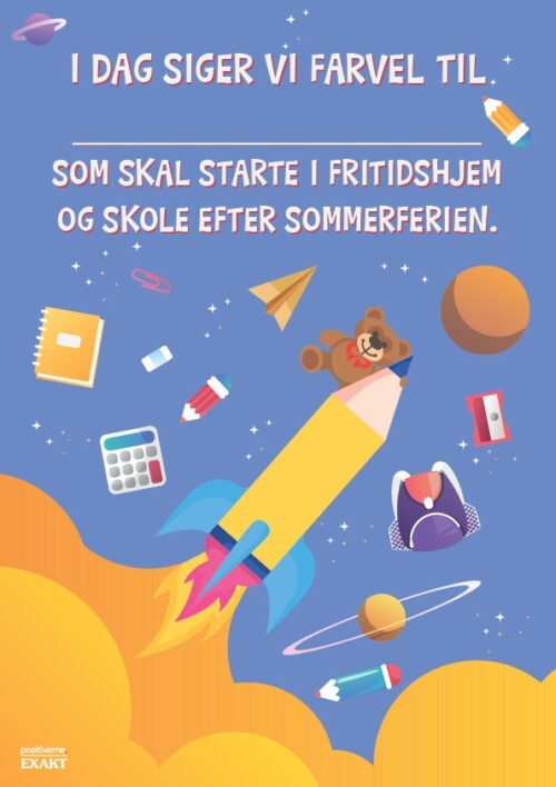 Farvel SFO og skolestart