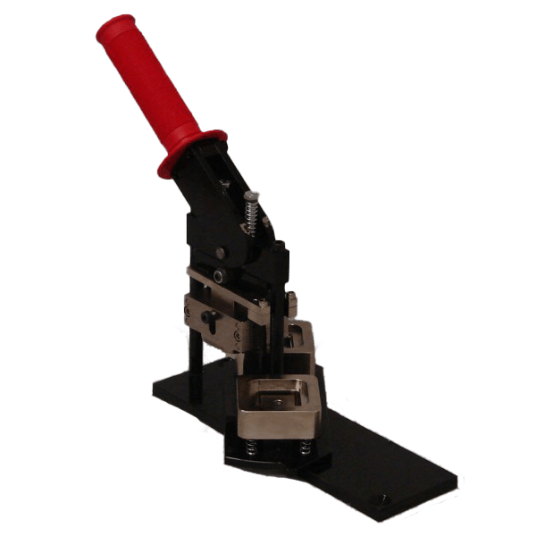 FIRKANTET BADGE STARTSÆT MED MASKINER OG TILBEHØR - 2,54 X 2,54 CM