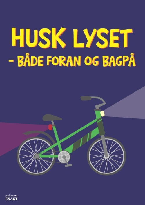 Husk lys på cyklen