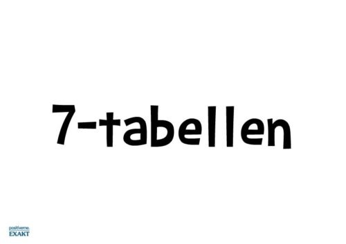 Gulv-vendespil med alle tabeller