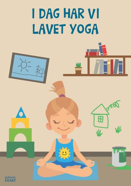 I dag har vi lavet yoga