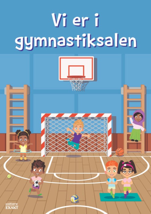 Vi er i gymnastiksalen
